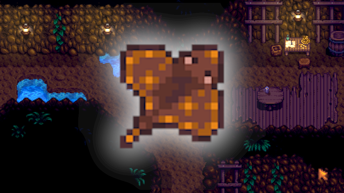 Stingray in Stardew Valley can be caught in Pirate Cove