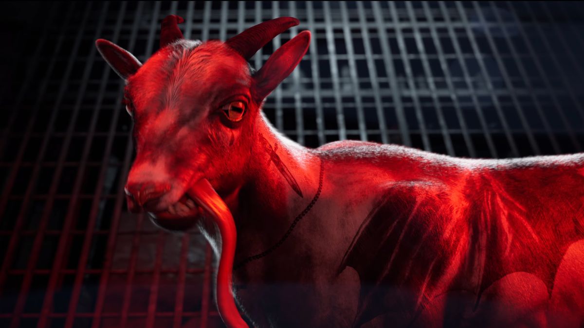 red goat in goat simulator remastered