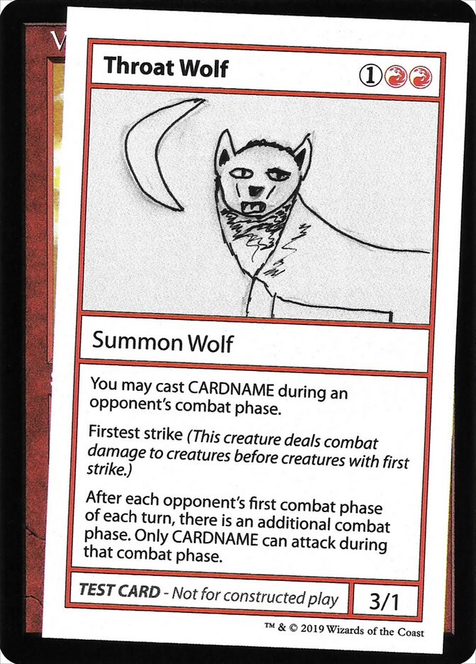 Throat wolf mtg