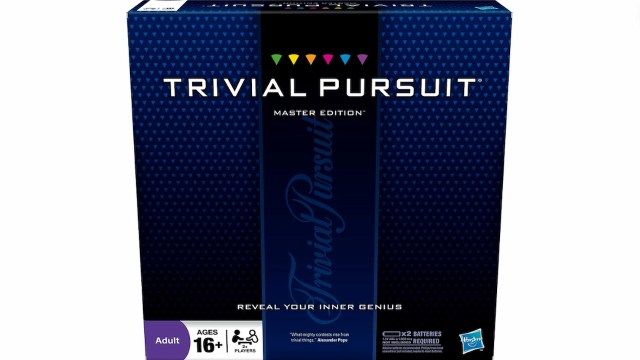 trivial pursuit master edition trivia board game