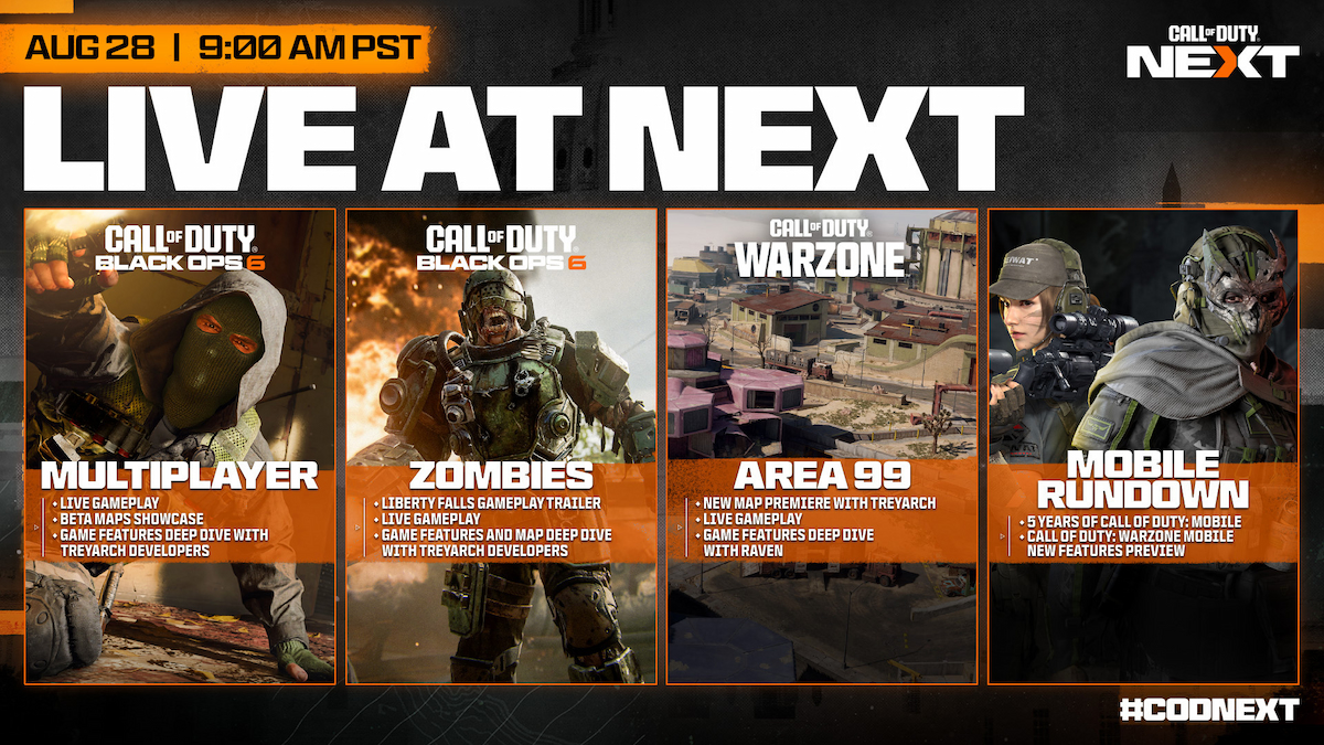 COD Next features