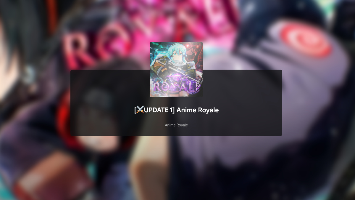 An image of the preload screen of Anime Royale Update 1.