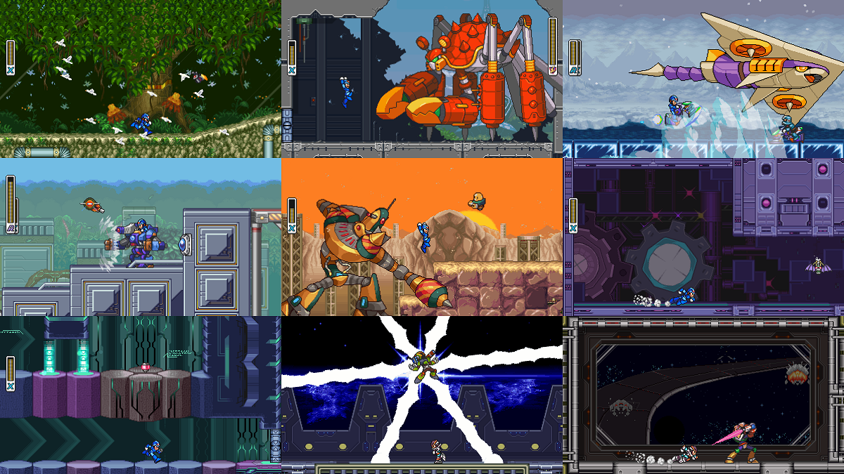 Mega Man X8 Demake Header