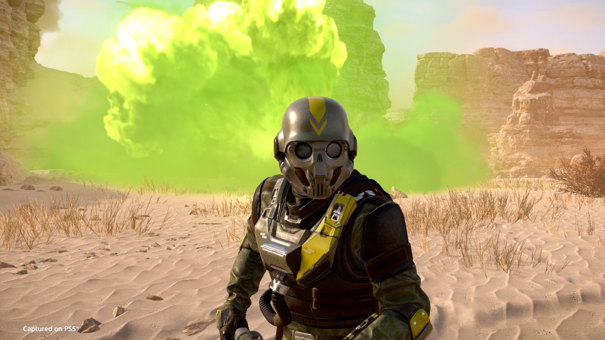 Chemical Agents armor in Helldivers 2