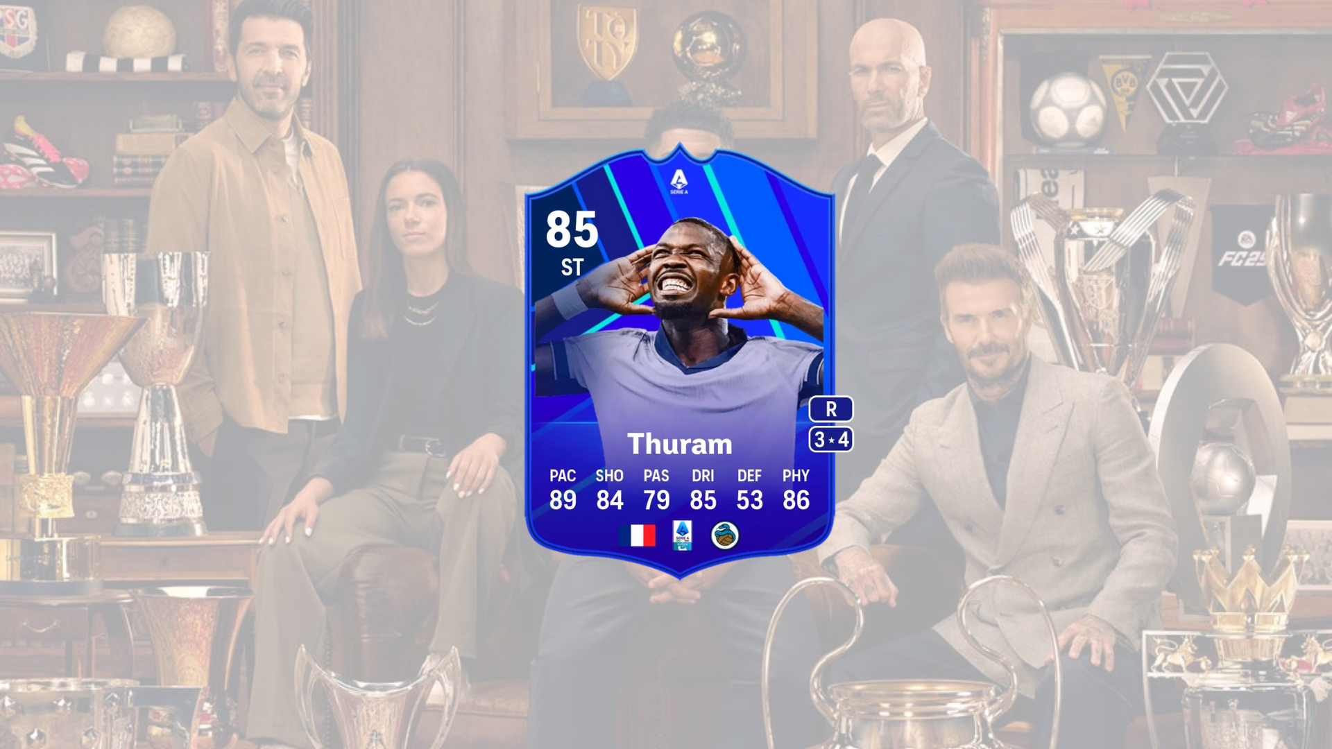 An image of Marcus Thuram Serie A POTM SBC solutions in EA FC 25