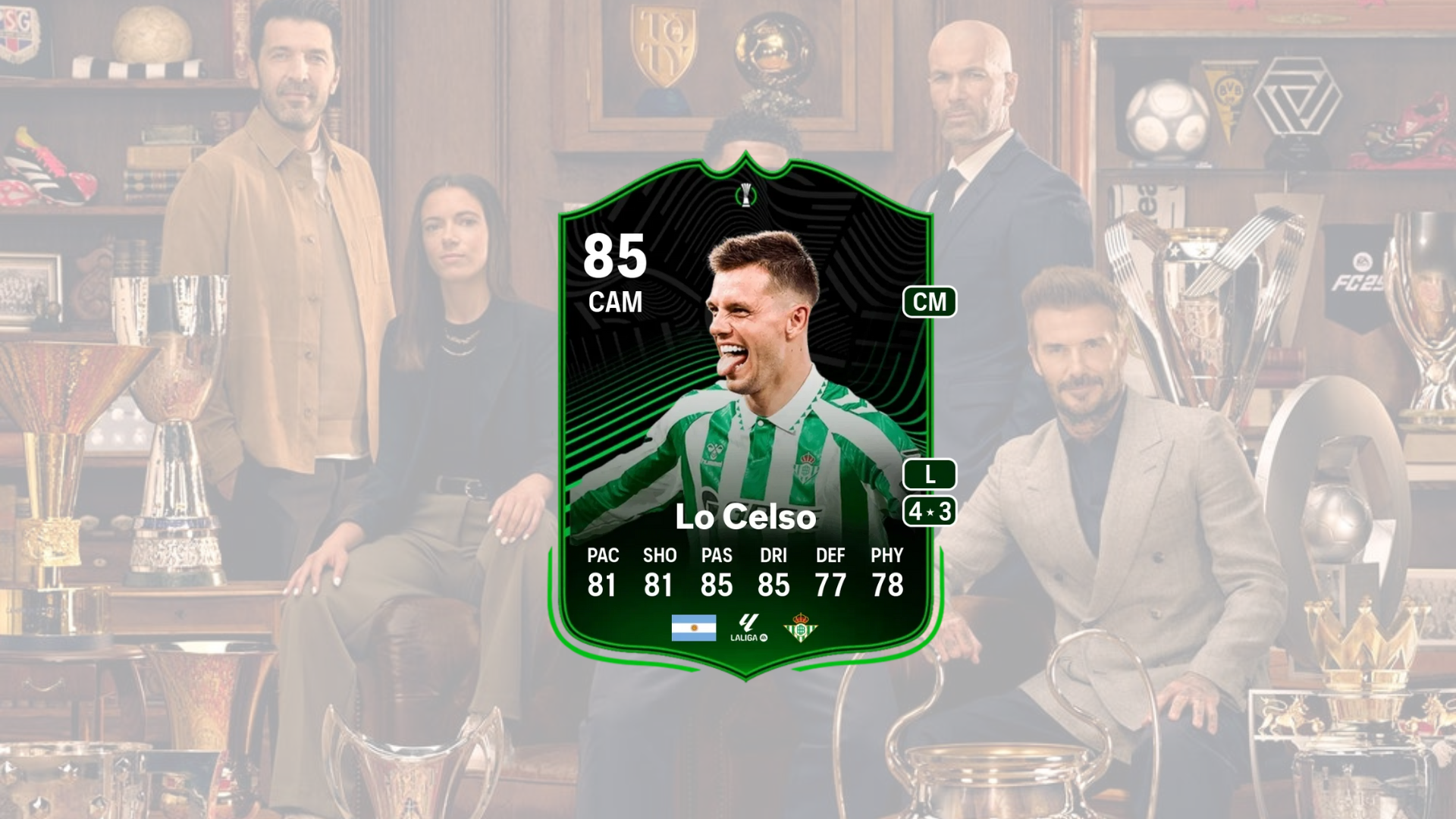 An image of Lo Celso RTTK SBC in EA FC 25