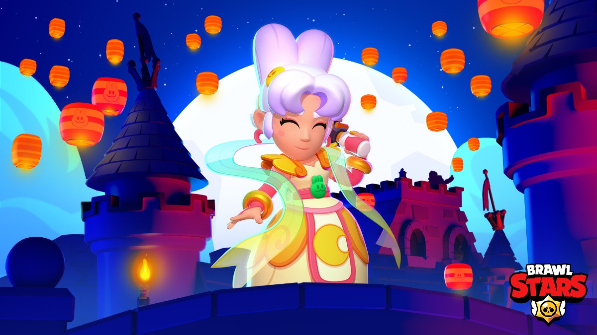 An image of Piper celebrating the Lunar Festival in Brawl Stars.