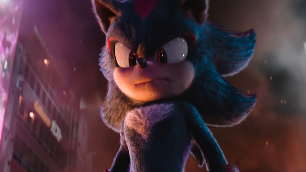 Shadow in the upcoming Sonic movie (Voiced by Keanu Reeves)