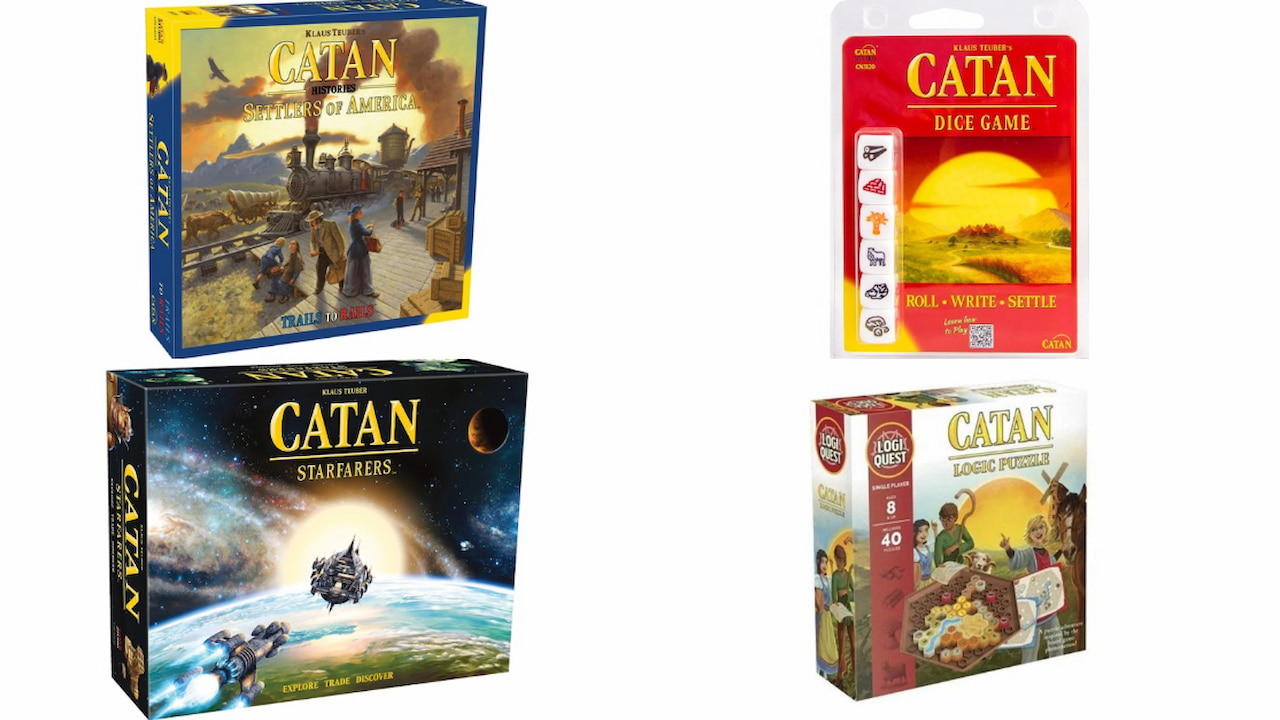 all catan board games ranked