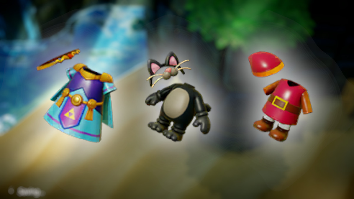 Outfits obtained with amiibos in Zelda: Echoes of Wisdom