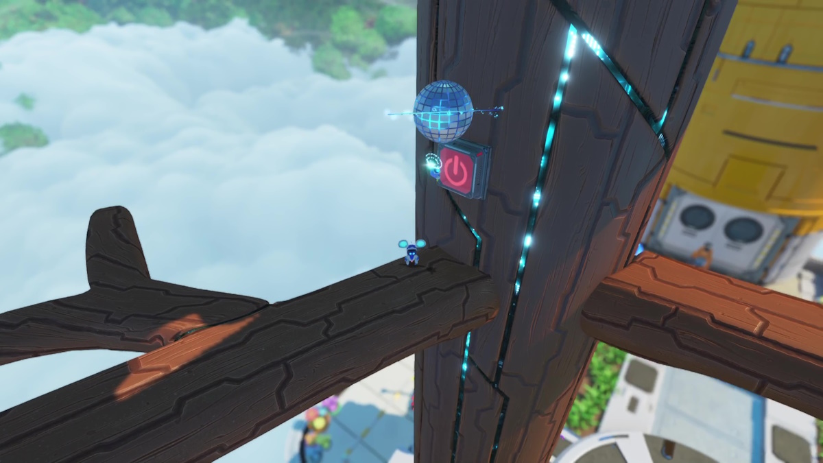 astro bot - downsize surprise lost galaxy exit - power button for exit