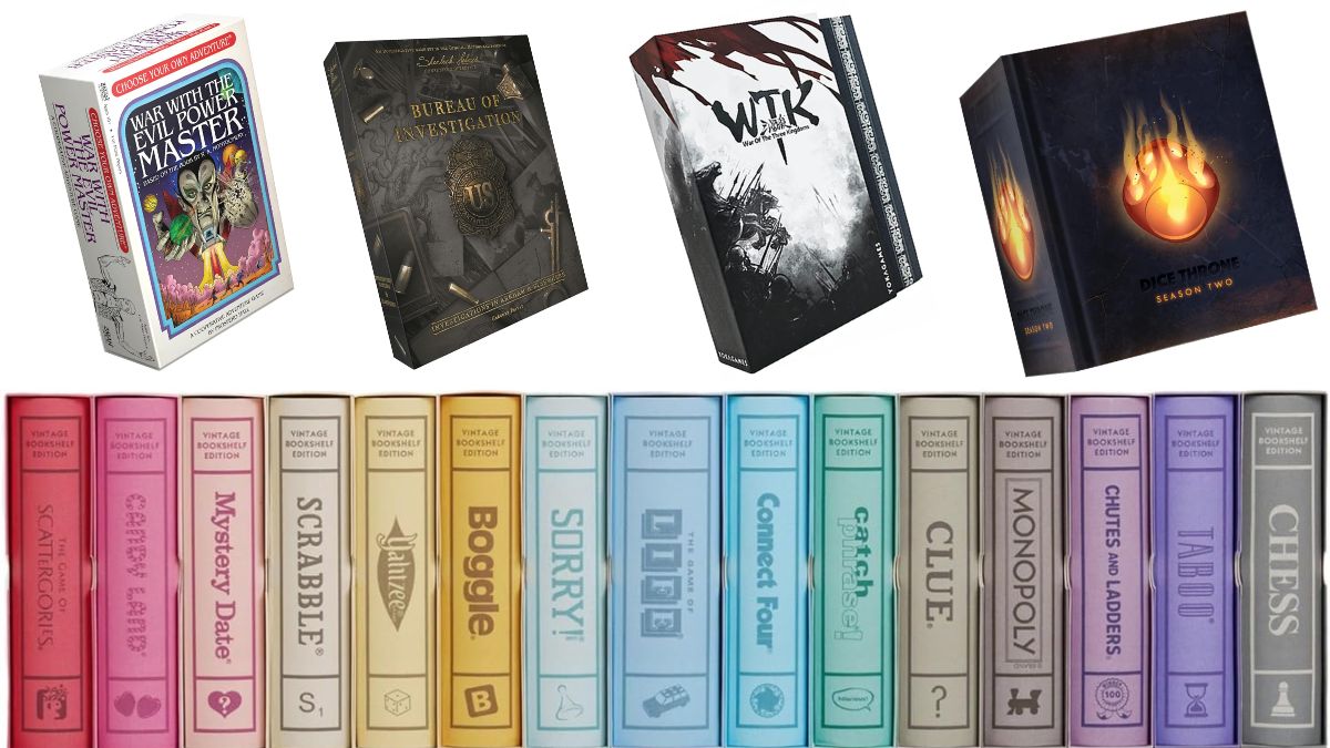 board games that look like books