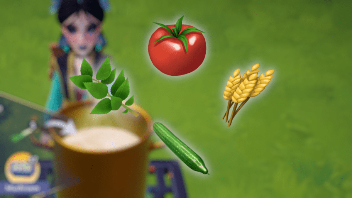 Ingredients for Bulgur Salad in Disney Dreamlight Valley