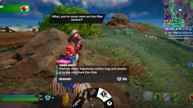 Fortnite Stark Coffee Mug tip from Iron Man