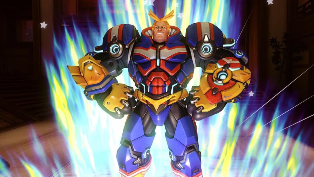 OW2 All Might Reinhardt skin