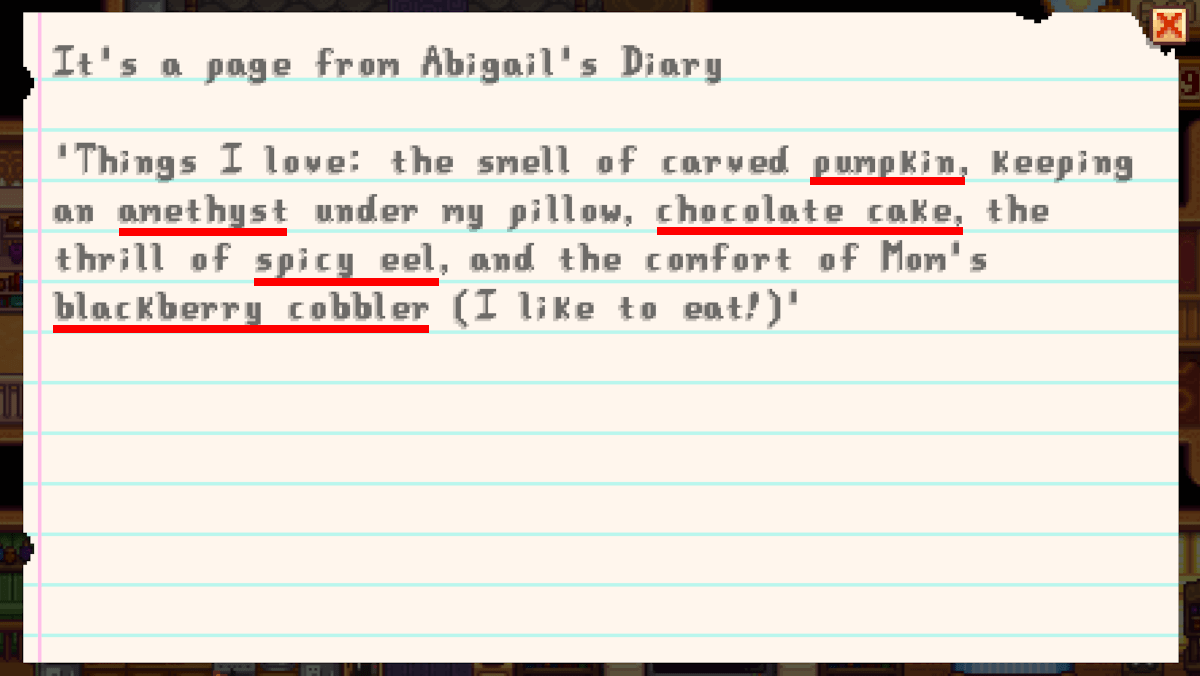 Secret Note #1 in Stardew Valley