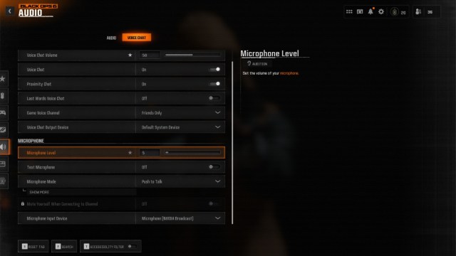 voice chat settings Call of Duty Black Ops 6