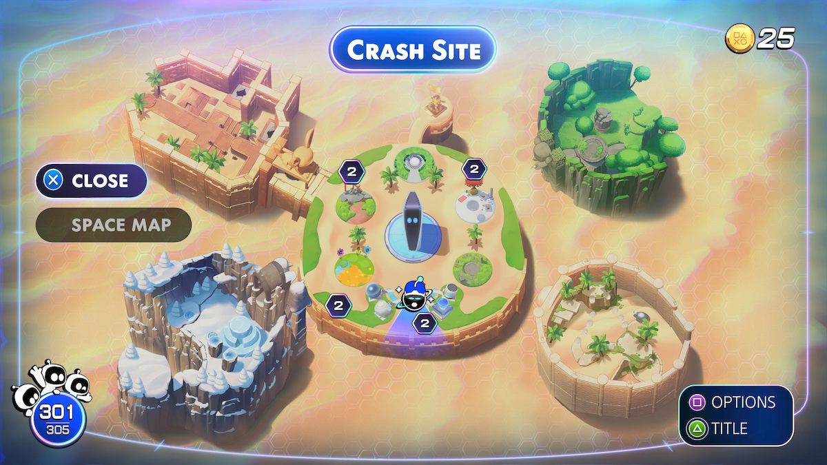 Crash Site in Astro Bot