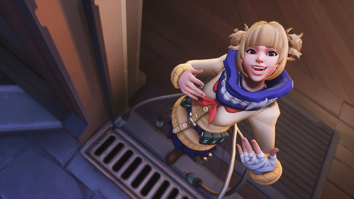 An image of a MHA character 'Himiko Toga' in Overwatch 2.