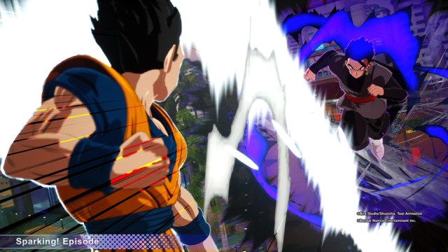 Gohan faces Gohan Black during his Sparking Episode.