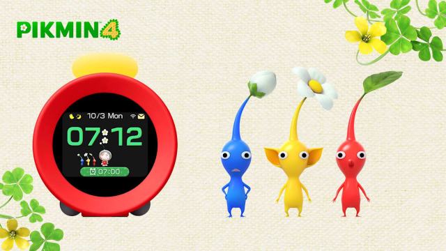 Nintendo Alarmo Pikmin alarm.