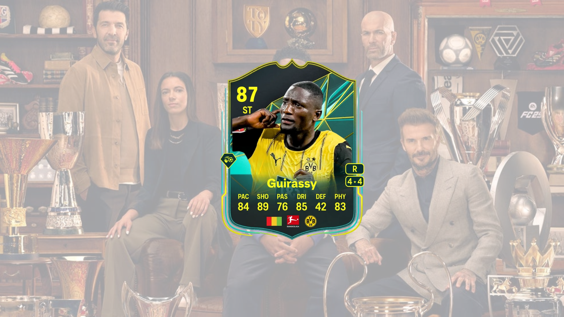 EA FC 25 Serhou Guirassy Player Moments SBC solutions