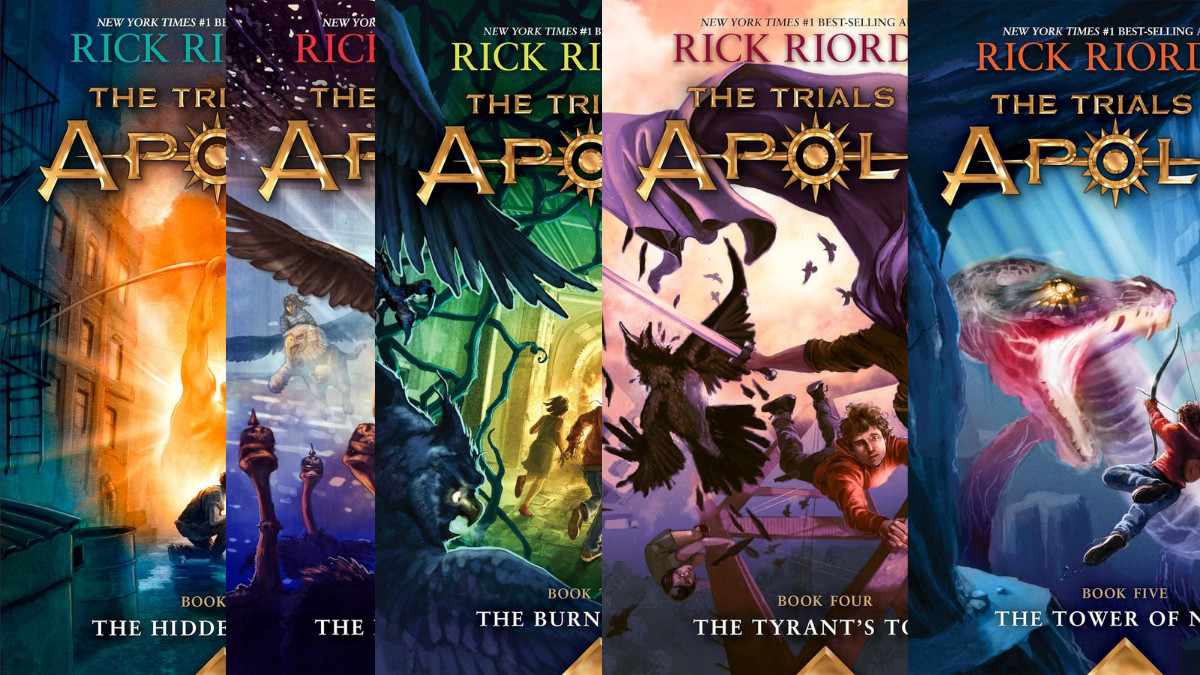 Trials of Apollo book covers.