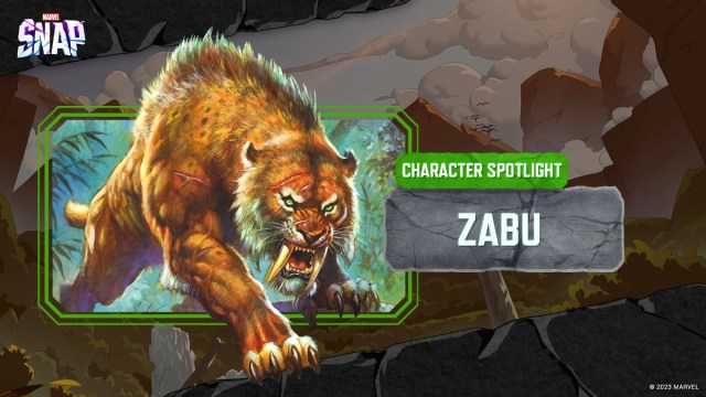 An image of Zabu in Marvel Snap.