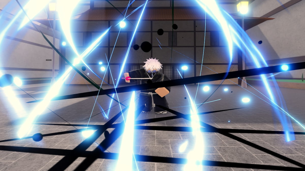 Player using a Shikai/Res/Schrift move in Paradox Roblox experience