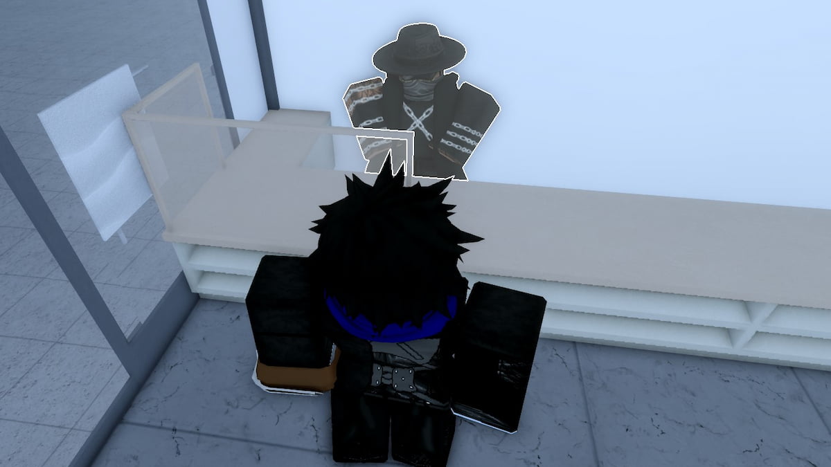 Item bank NPC in the Sorcery Roblox experience