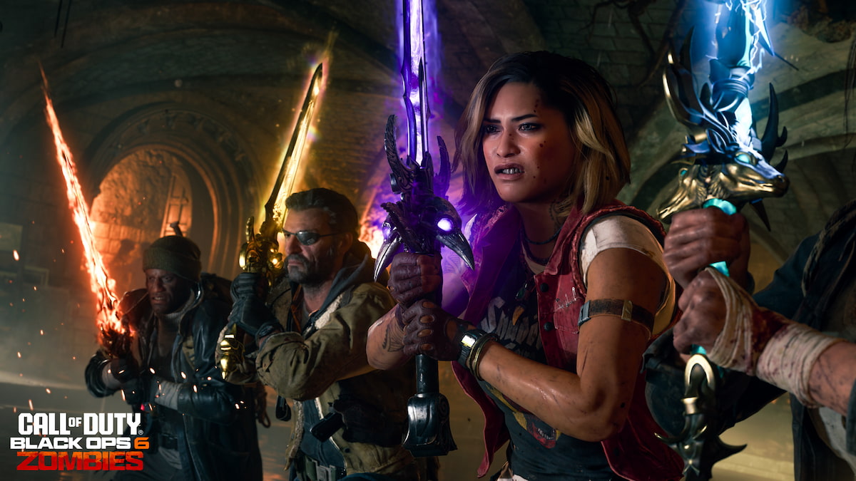 Operators wielding the Elemental Swords