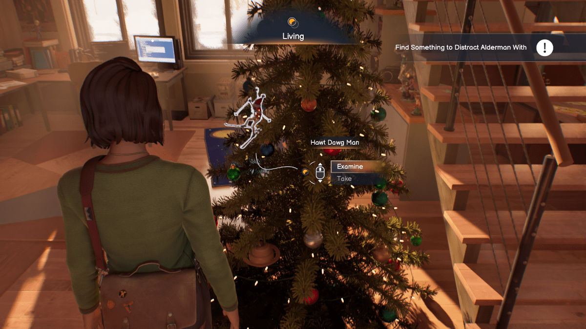 The noisy Christmas decoration in Life is Strange: Double Exposure