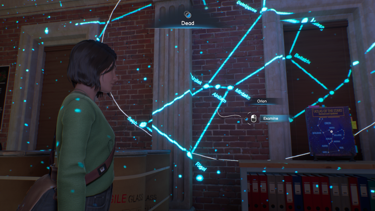 Saiph can be found above the barrels in Life is Strange: Double Exposure