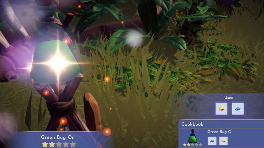 Disney Dreamlight Valley green oil