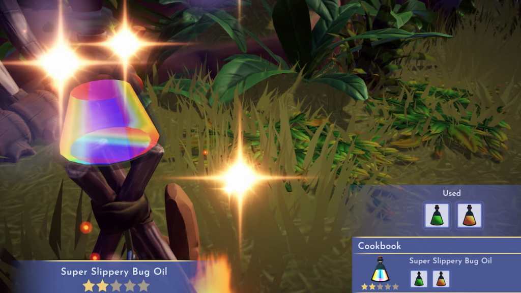 Disney Dreamlight Valley super slippery oil