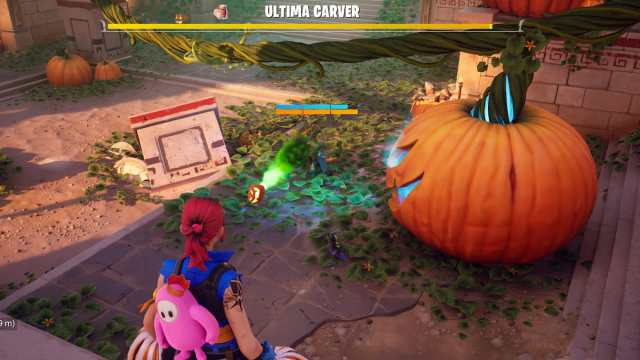 Fortnite Ultima Carver pumpkin attack