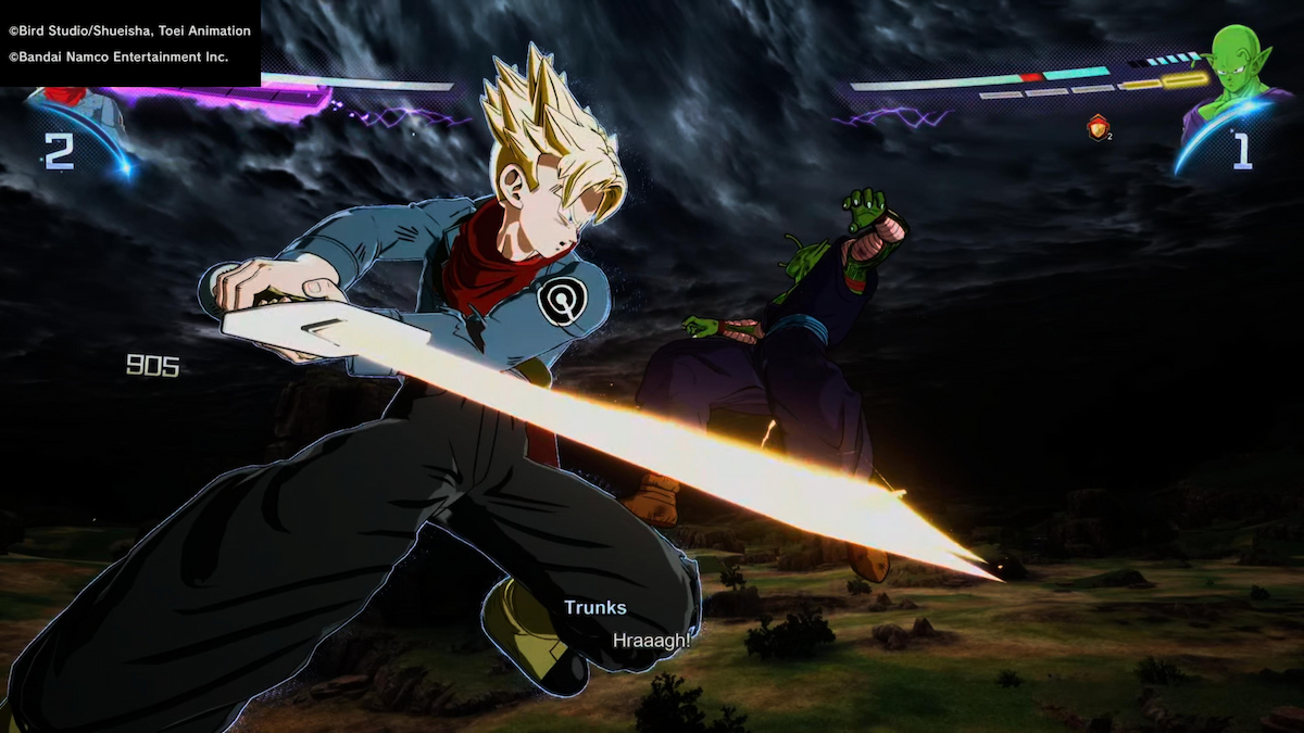 Future Trunks and Piccolo battle