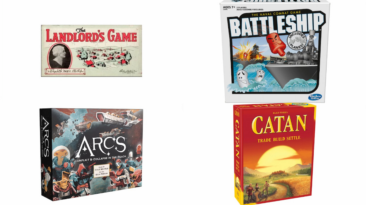 most popular board games for every decade