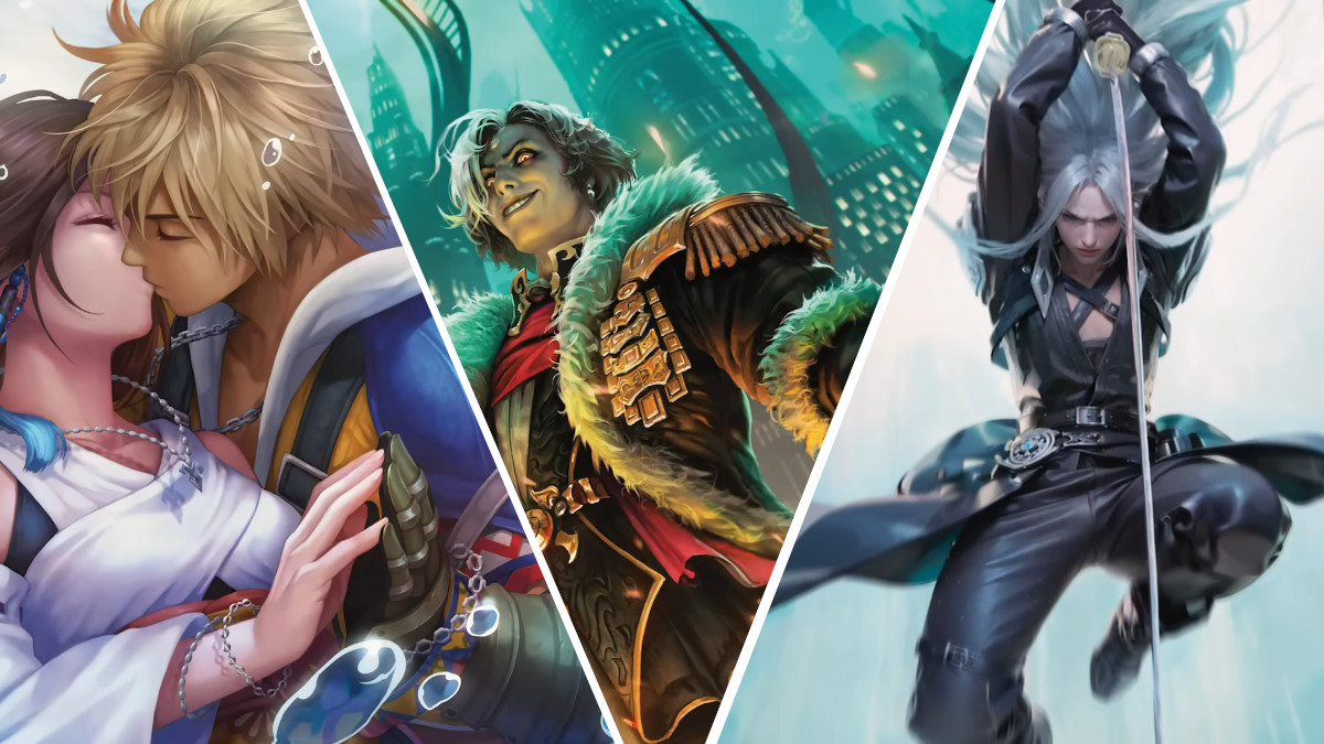 Final Fantasy x Magic: The Gathering card artwork