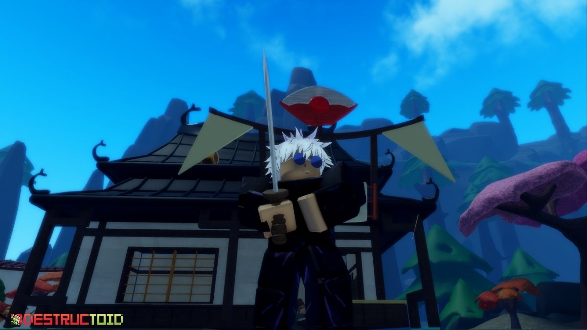 Player avatar in Ninjitsu Roblox