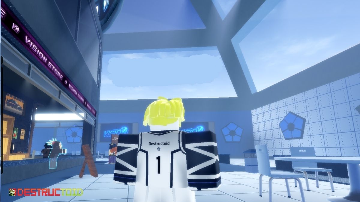 Player prepares to show its skills and flow in Vision Roblox