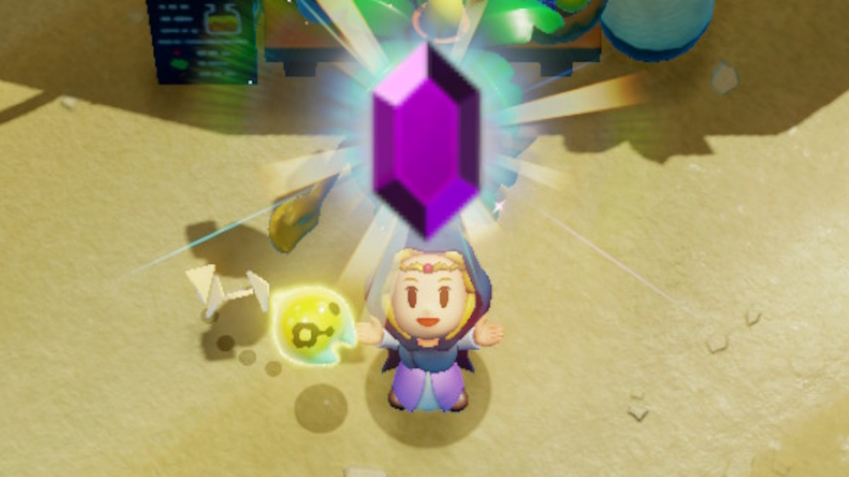 A purple Rupee in Zelda: Echoes of Wisdom