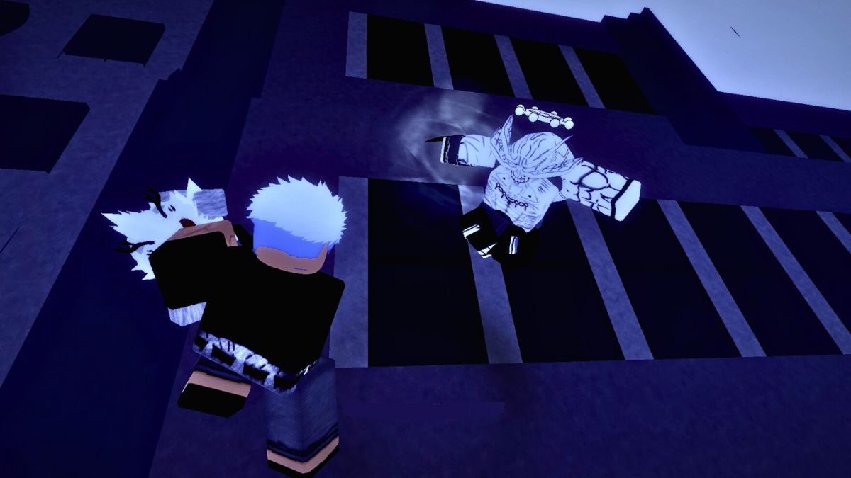 Roblox Sorcery players fighting