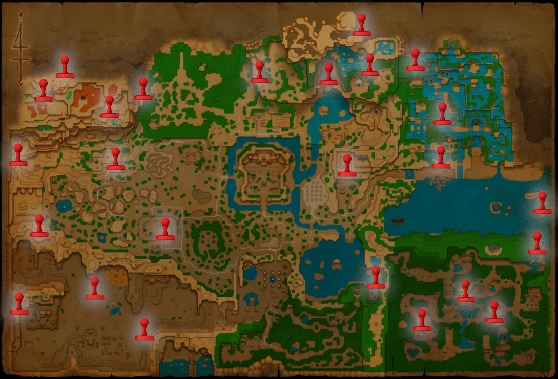 All Stamp Stand locations in Zelda: Echoes of Wisdom