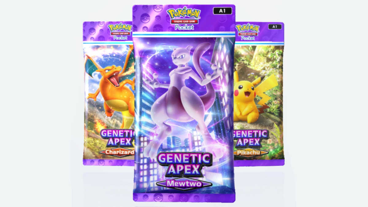 An image of packs in Pokemon TCG Packet