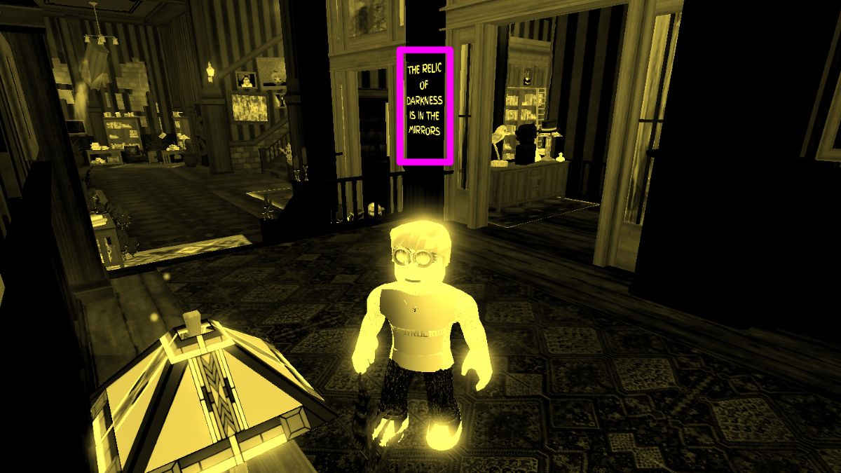 The Relic of Darkness location in the Haunt Roblox