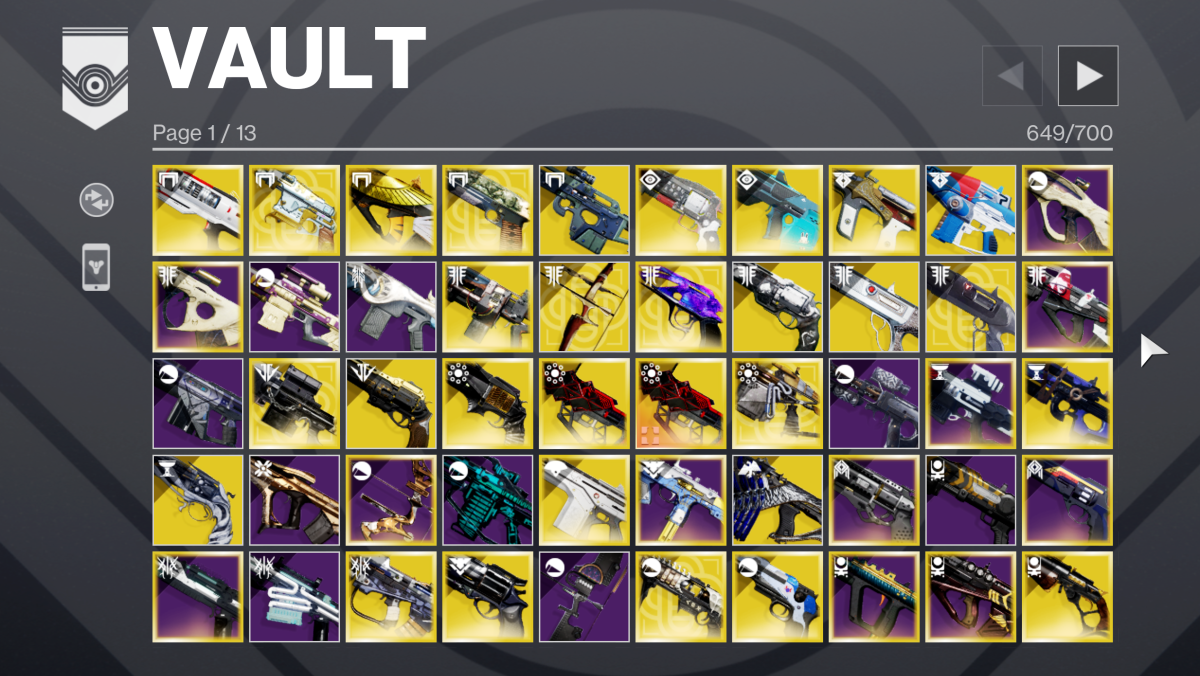 Destiny 2 Vault.