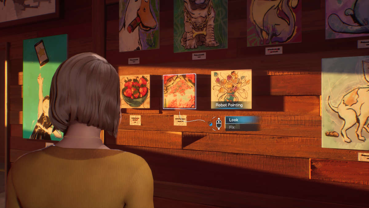 Third painting that needs flipping at the Snapping Turtle in Life is Strange: Double Exposure