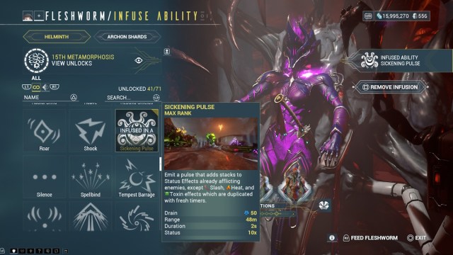 Warframe Helminth subsume