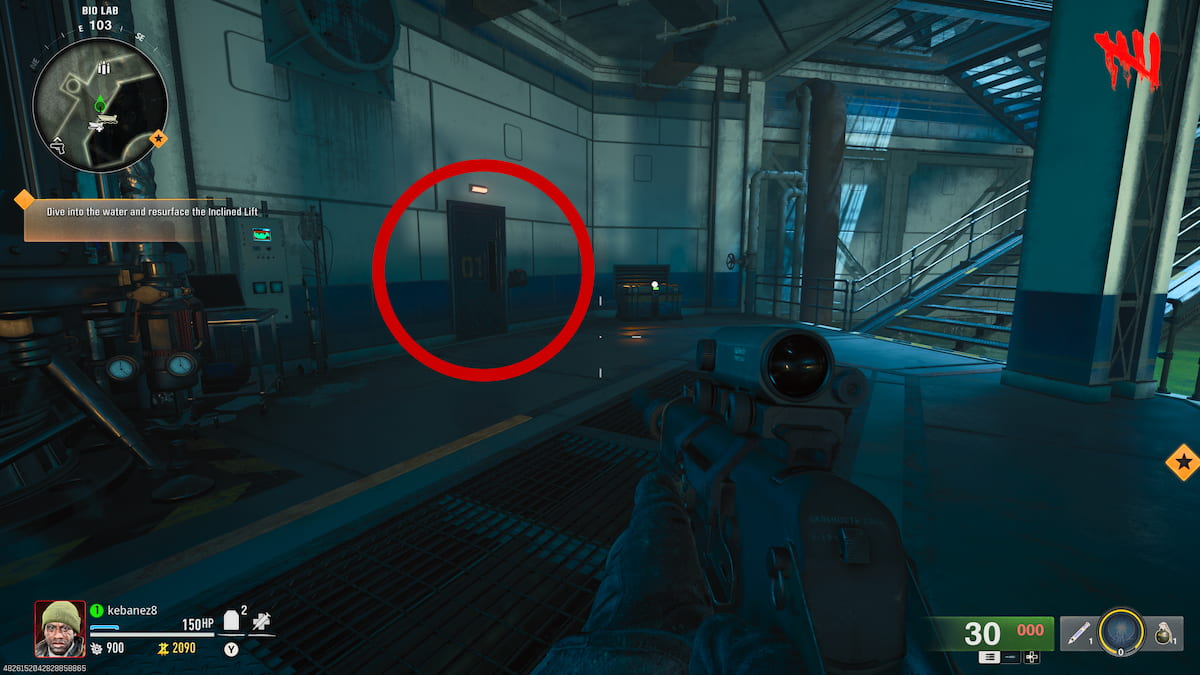 Second detonator location